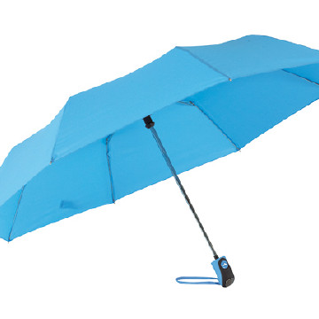Világoskék automata összecsukható esernyő