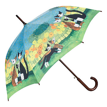 Művészi, boldog cicusok esernyő