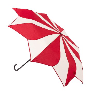 Piros fehér összecsukható szirom esernyő