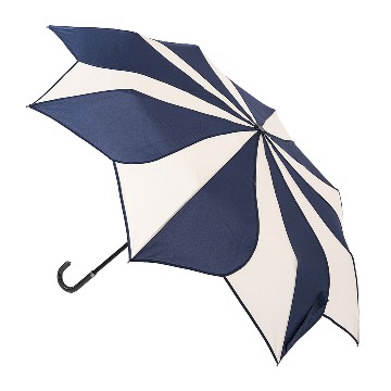 Kék -fehér összecsukható szirom esernyő