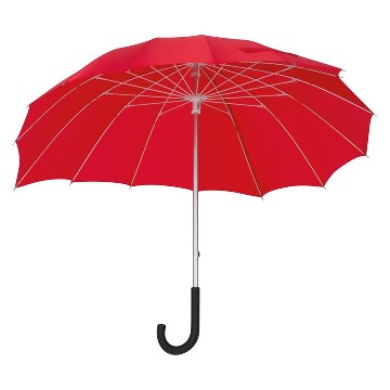 Szív alakú esernyő, piros
