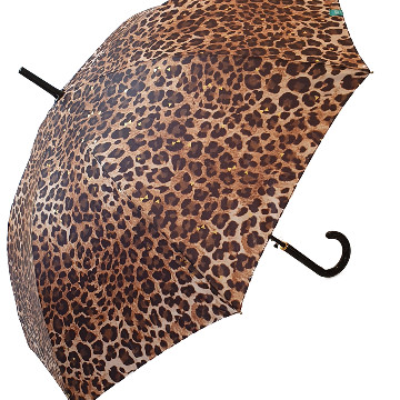 Egzotikus leopard esernyő, barnás