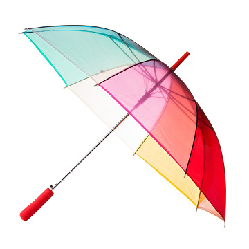 Szivárvány átlátszó esernyő