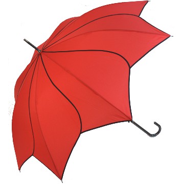 Piros örvény esernyő
