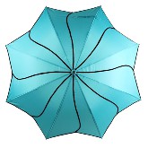 Türkiz szirom esernyő