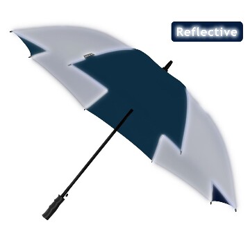 Biztonsági esernyő fényvisszaverő betétekkel, kék