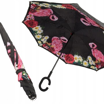 Inverz vintage flamingós esernyő
