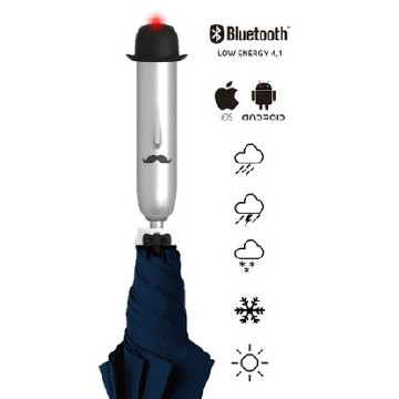 Bluetooth okos esernyő, kék