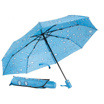 Cseppmintás automata esernyő, kék
