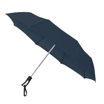 Modern, viharálló  összecsukható automata esernyő, kék