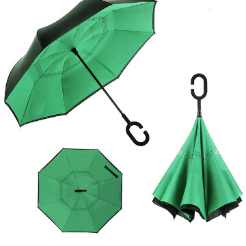 Inverz esernyő víz-zöld