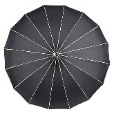 Fekete-fehér pagoda esernyő