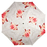Rózsás világos automata esernyő