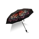 Mini összecsukható esernyő, romantikus virág